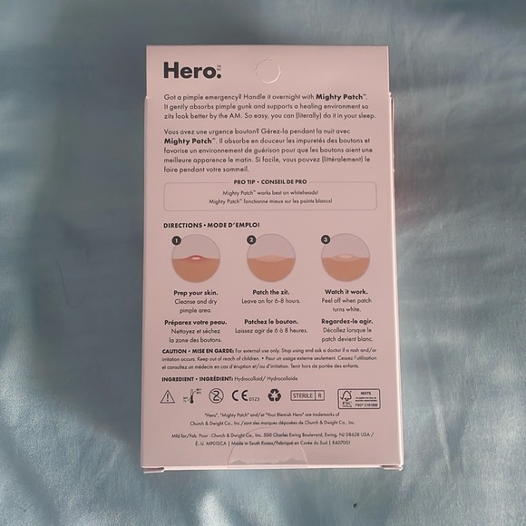 Hero. Original Mighty Patch 24pk - Picture 2 of 2